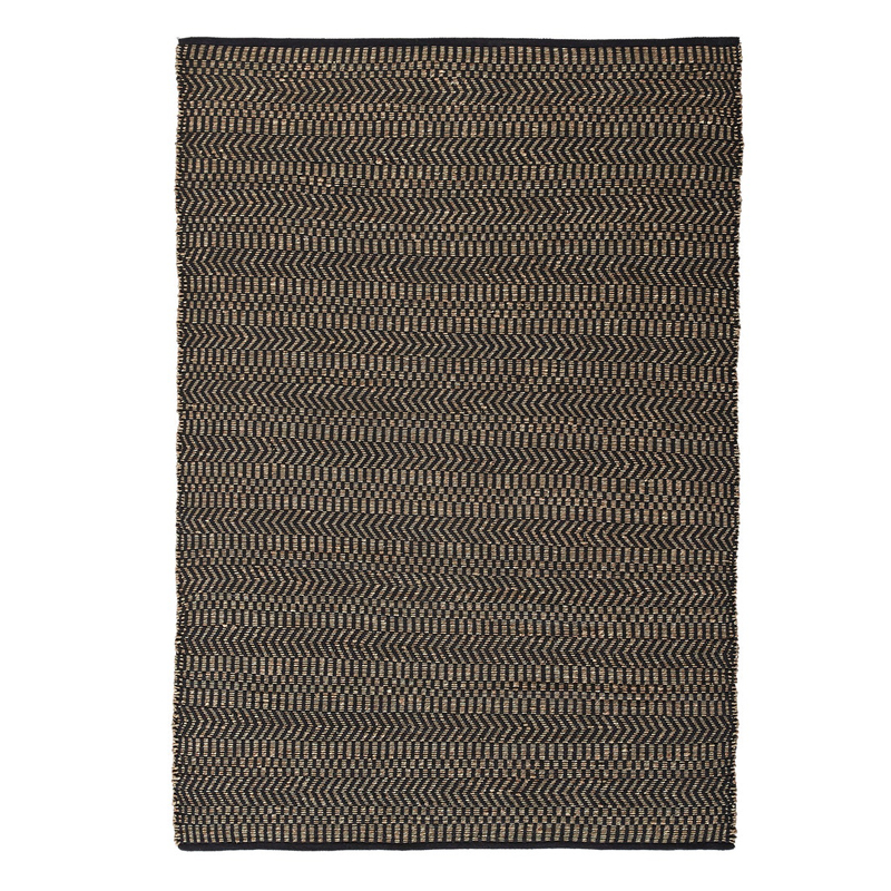 Ковер Zig Zag Carpet black Черный Бежевый Ковер Zig Zag Carpet black Черный Бежевый в Грозном | Loft Concept