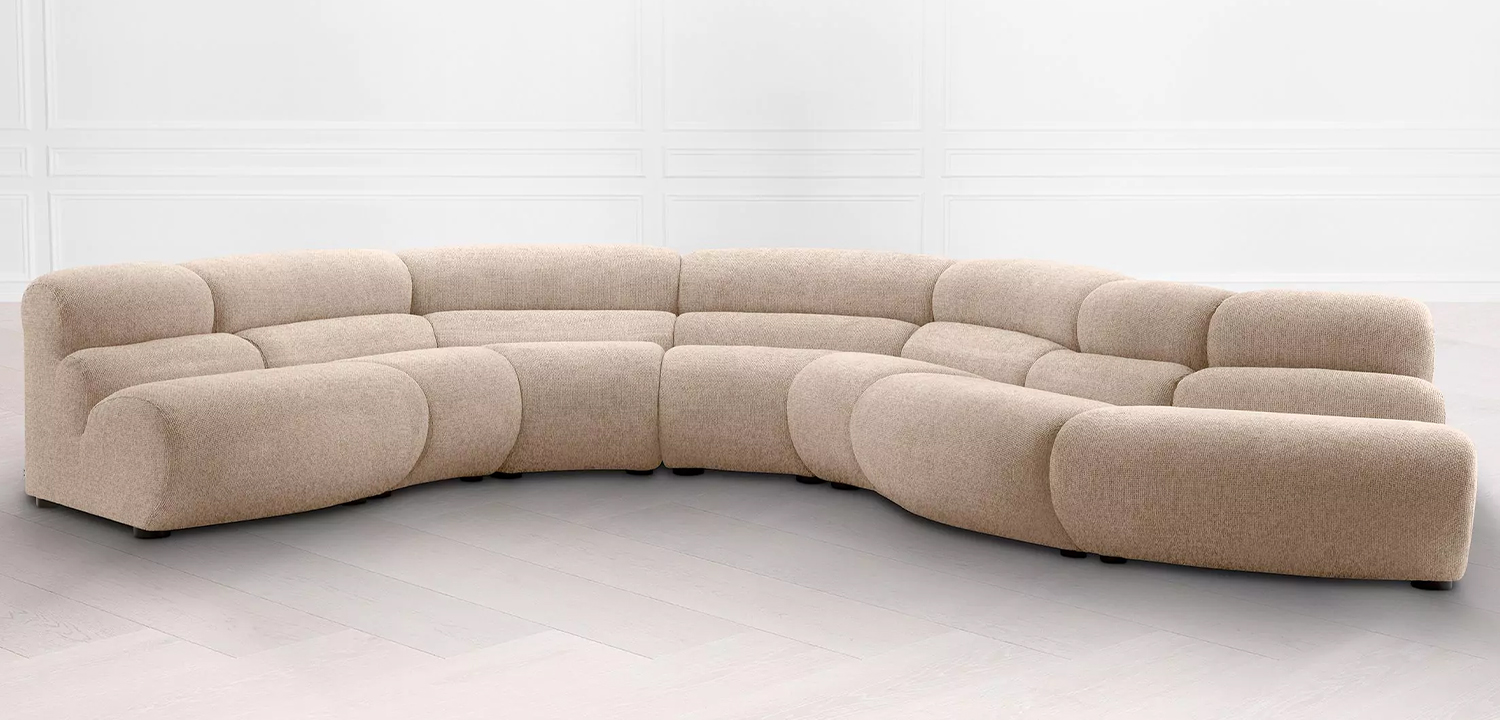 Модульный диван Eichholtz Sofa Lindau Inside Corner Sand - фото №3