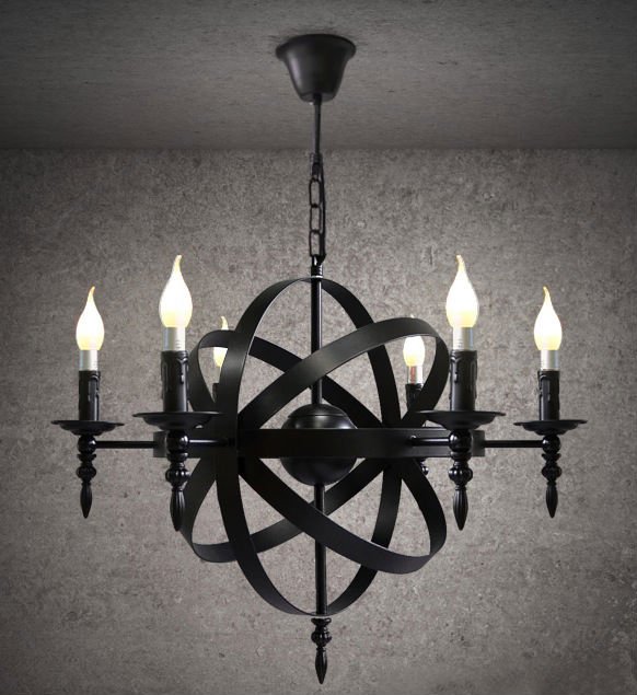 Люстра Black Sphere Loft Deco Черный Люстра Black Sphere Loft Deco Черный в Грозном | Loft Concept