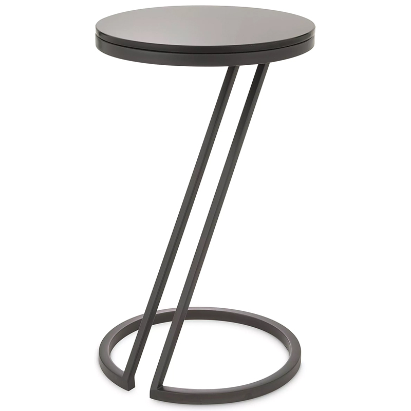 Приставной стол Eichholtz Side Table Falcone Black Черный Приставной стол Eichholtz Side Table Falcone Black Черный в Грозном | Loft Concept