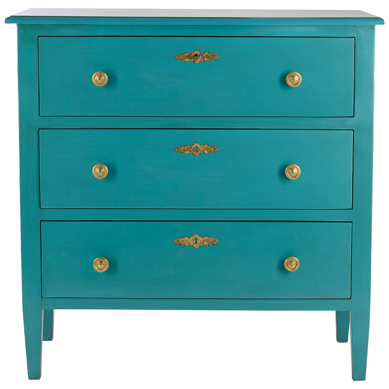 Комод L.XV CHEST OF DRAWERS Moreau Бирюзовый Бирюзовый Золотой Белый Комод L.XV CHEST OF DRAWERS Moreau Бирюзовый Бирюзовый Золотой Белый в Грозном | Loft Concept