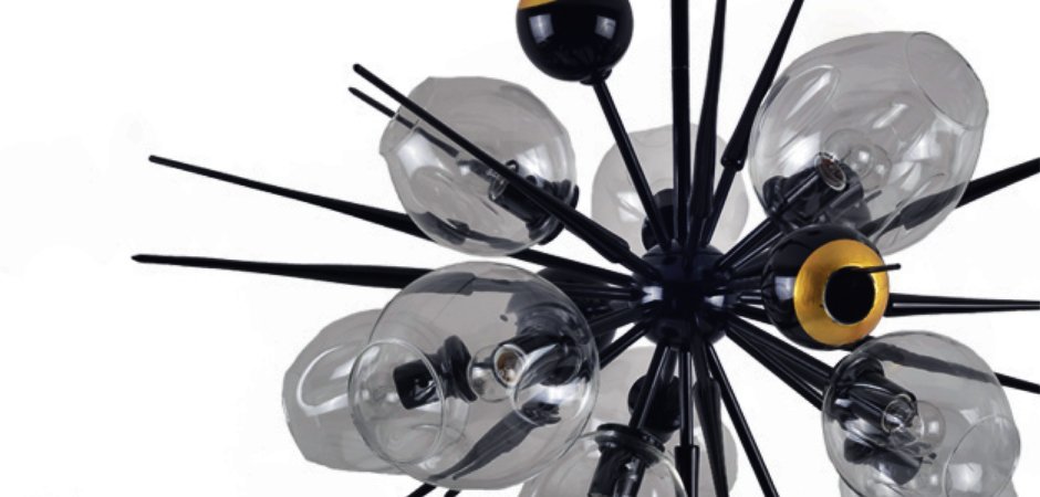 Люстра Boom Bubble Black 10 плафонов - Loft-Concept в Грозном