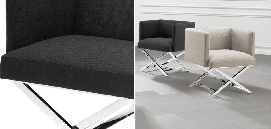Кресло Eichholtz Chair Dawson Black Кресло Eichholtz Chair Dawson Black - Loft-Concept в Грозном