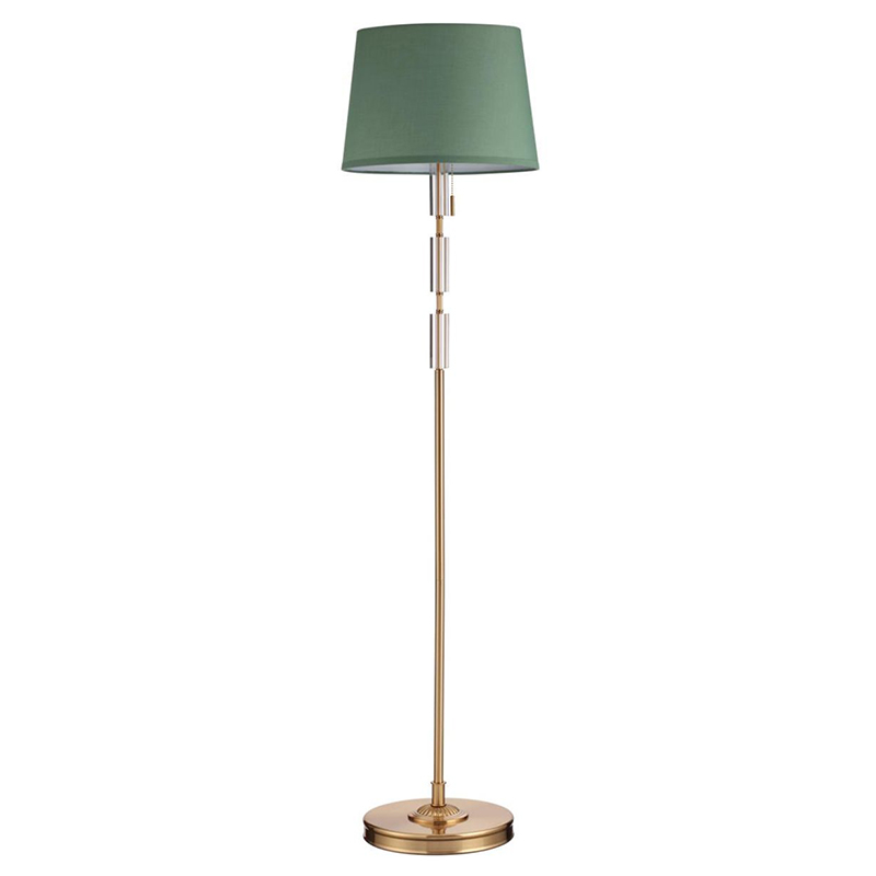 Торшер Ramona Green Floor lamp Бронза Зеленый в Грозном | Loft Concept 