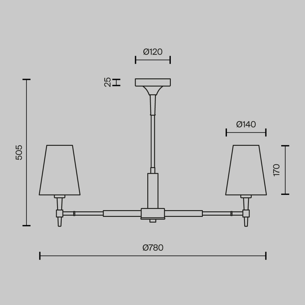 Потолочный светильник Zaragoza Е14 в Грозном