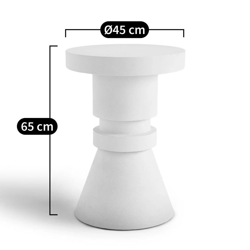 Приставной стол из искусственного камня Chess White Приставной стол из искусственного камня Chess White в Грозном