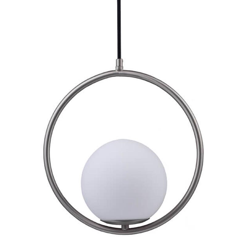 Подвесной светильник B.LUX C Ball circle nickel Белый Никель в Грозном | Loft Concept 