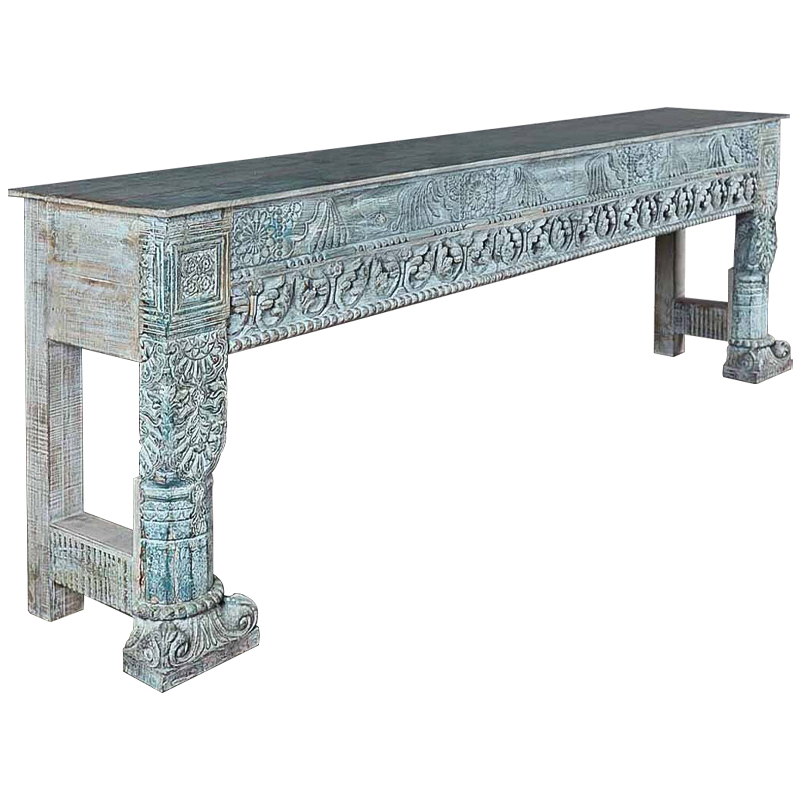 Консоль Arnav Console Винтажный голубой Консоль Arnav Console Винтажный голубой в Грозном | Loft Concept