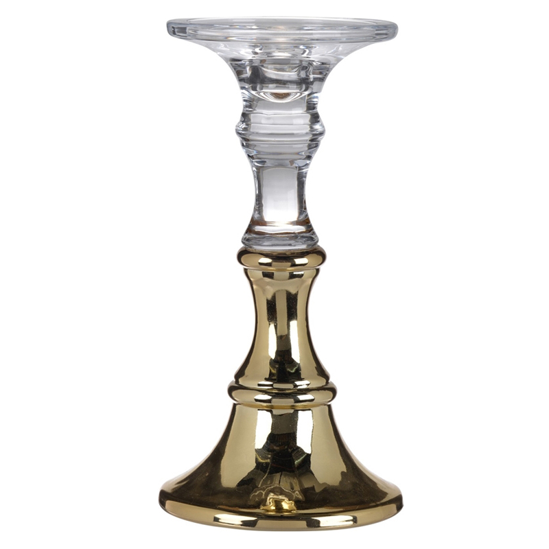 Подсвечник Eugenie Candlestick 24 Глянцевое золото Подсвечник Eugenie Candlestick 24 Глянцевое золото в Грозном | Loft Concept