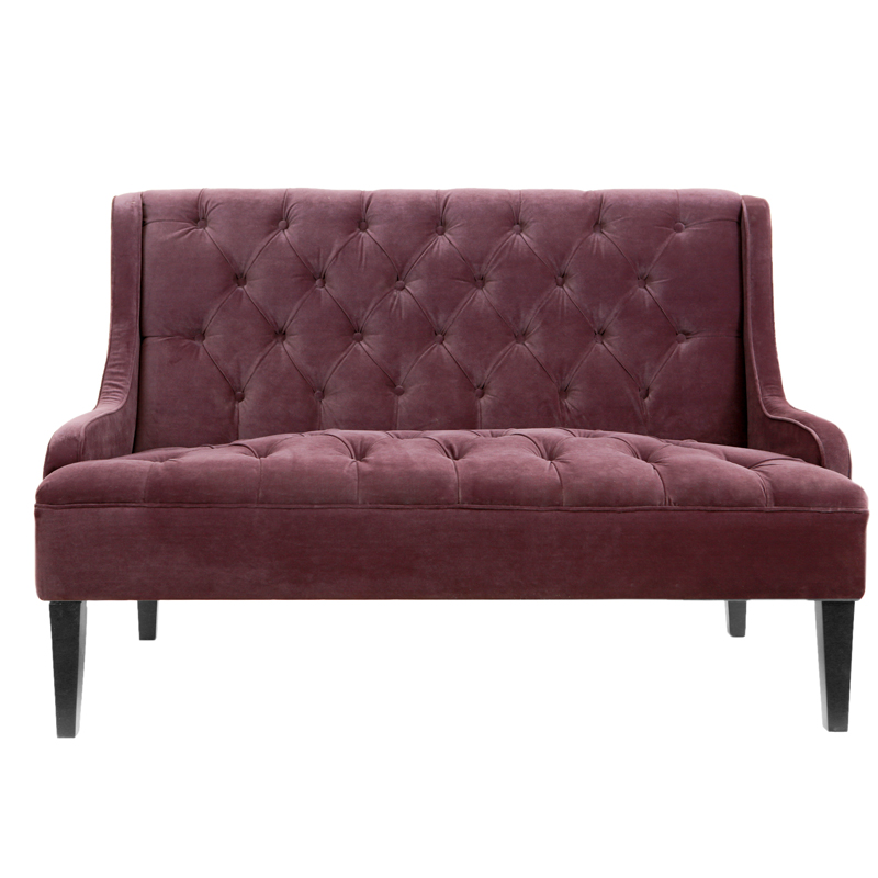 Диван Folket Sofa velour Бургундский красный Диван Folket Sofa velour Бургундский красный в Грозном | Loft Concept