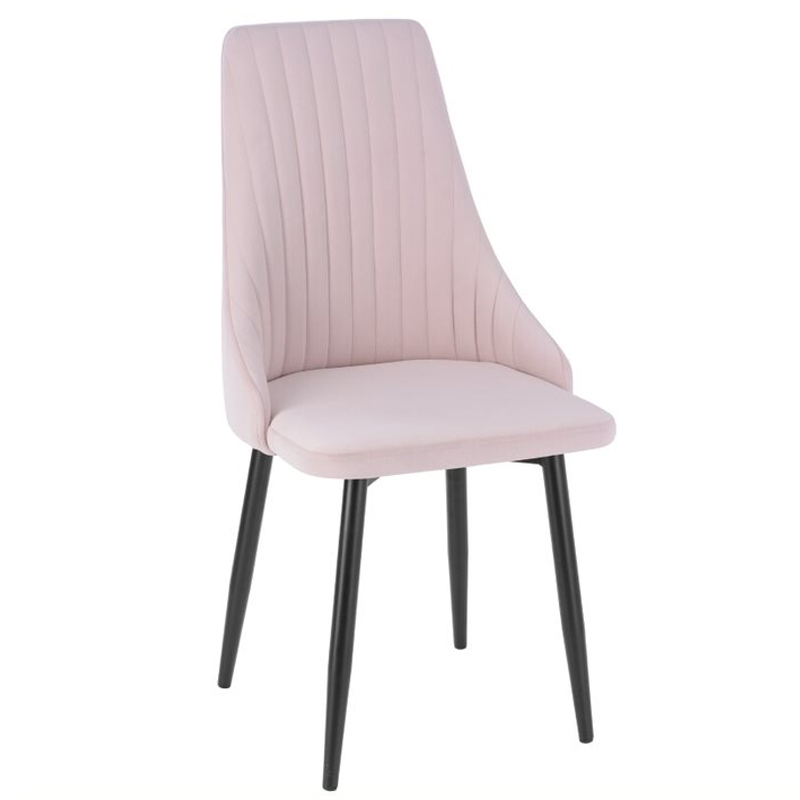 Стул Belina Chair Розовый пастельный Черный Стул Belina Chair Розовый пастельный Черный в Грозном | Loft Concept