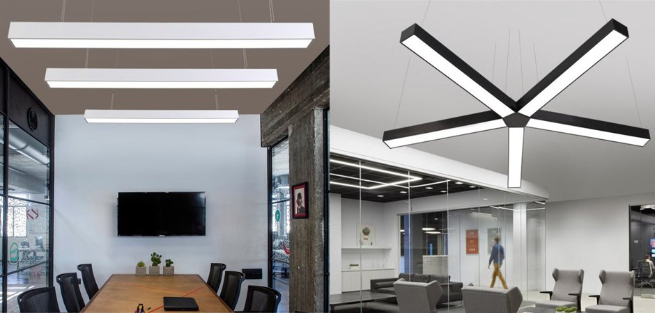 Люстра Led line pendant lamp Люстра Led line pendant lamp - Loft-Concept в Грозном