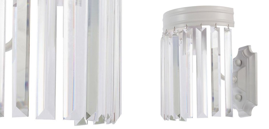 Настенная лампа RH Odeon Clear Glass White Bra Настенная лампа RH Odeon Clear Glass White Bra - Loft-Concept в Грозном