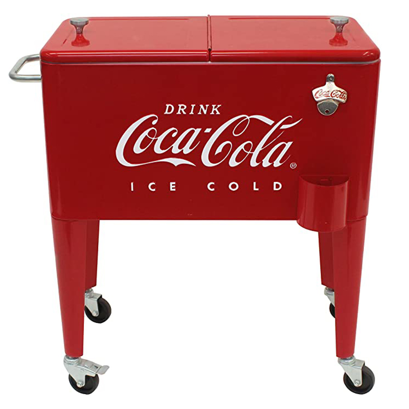 Куллер Retro Metal Coca-Cola Cooler Red Красный (Red) Куллер Retro Metal Coca-Cola Cooler Red Красный (Red) в Грозном | Loft Concept
