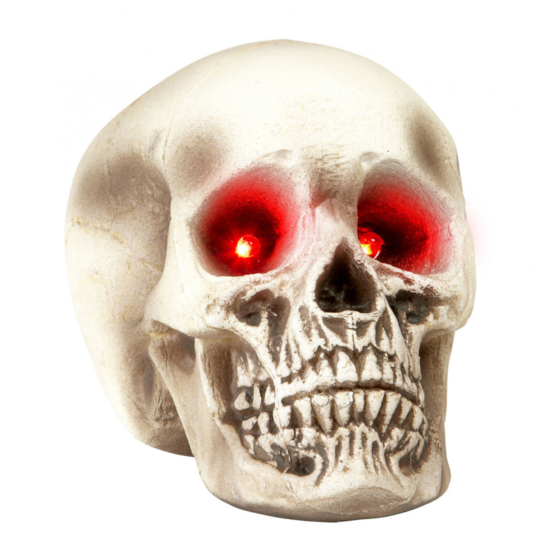 Аксессуар HALLOWEEN Skull Red Eyes Серый Аксессуар HALLOWEEN Skull Red Eyes Серый в Грозном | Loft Concept