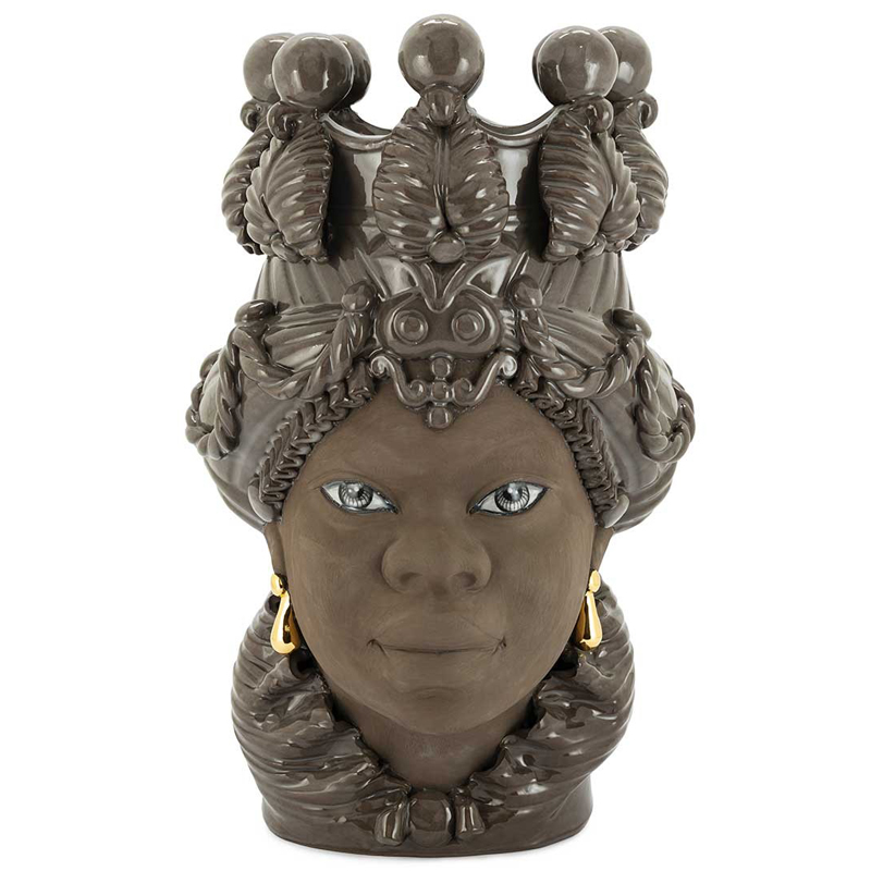 Ваза VASE MORO BIG LADY BLACK MUD Коричневый Ваза VASE MORO BIG LADY BLACK MUD Коричневый в Грозном | Loft Concept