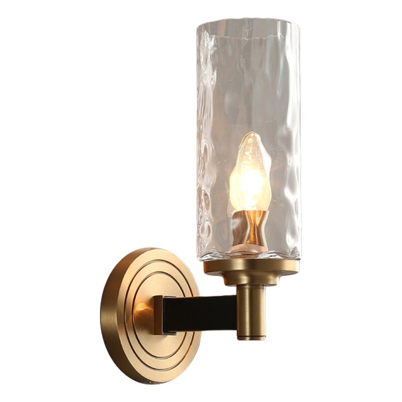 Бра LIAISON black and brass wall lamp Черный Латунь Прозрачное Стекло Бра LIAISON black and brass wall lamp Черный Латунь Прозрачное Стекло в Грозном | Loft Concept