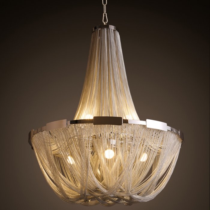 Люстра Soscik Golden Chain Chandelier Золотой Люстра Soscik Golden Chain Chandelier Золотой в Грозном | Loft Concept