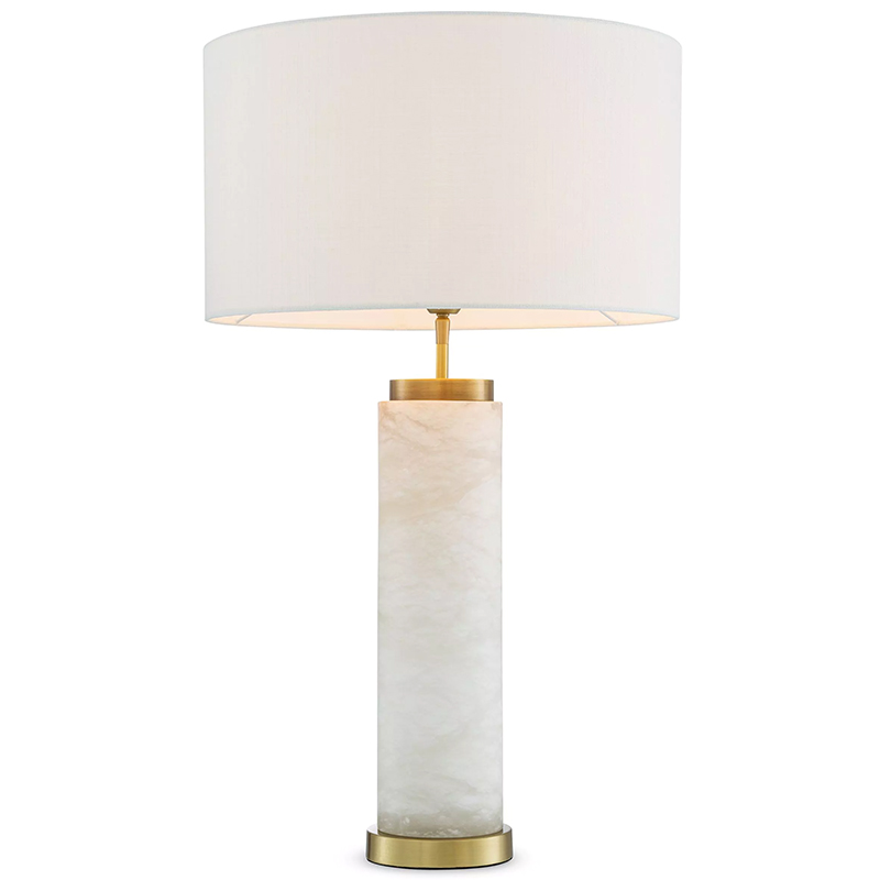 Настольная лампа Eichholtz Table Lamp Lxry Alabaster Белый Латунь Кремовый Настольная лампа Eichholtz Table Lamp Lxry Alabaster Белый Латунь Кремовый в Грозном | Loft Concept