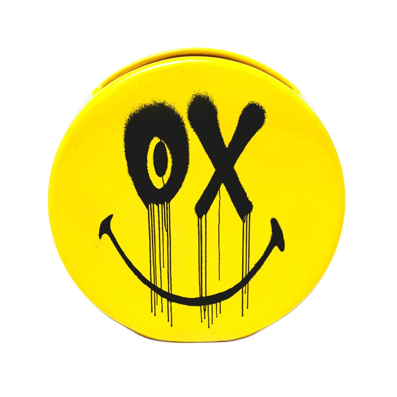 Ваза Seletti Ox Smiley Желтый Черный Ваза Seletti Ox Smiley Желтый Черный в Грозном | Loft Concept