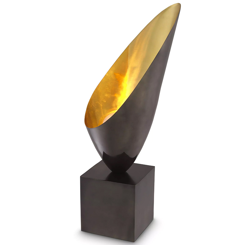 Настольная лампа Eichholtz Table Lamp Grotto Черный Золотой Настольная лампа Eichholtz Table Lamp Grotto Черный Золотой в Грозном | Loft Concept