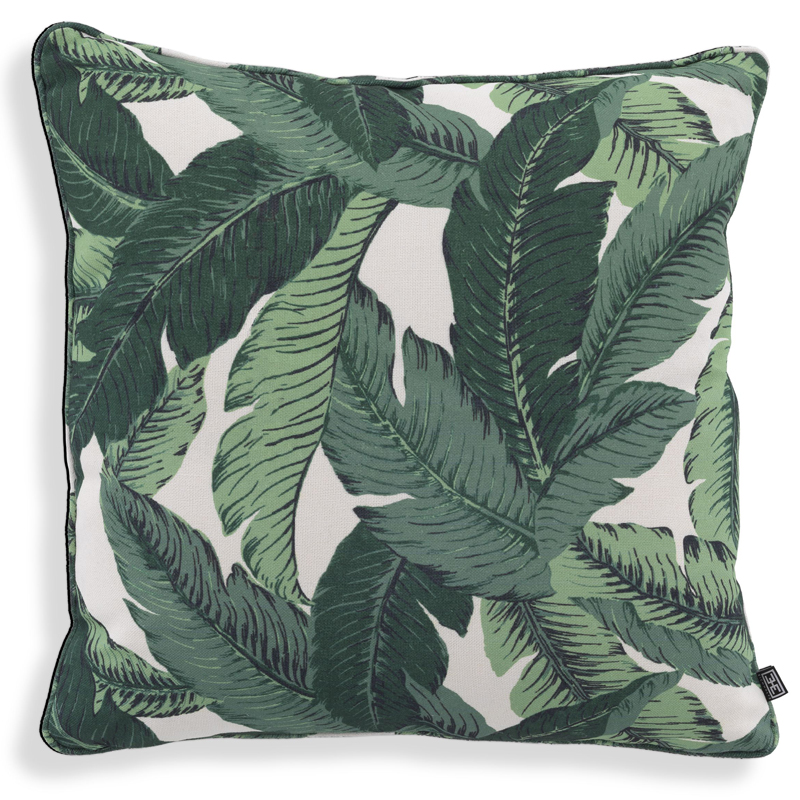 Подушка Eichholtz Pillow Mustique L Белый Зеленый Подушка Eichholtz Pillow Mustique L Белый Зеленый в Грозном | Loft Concept