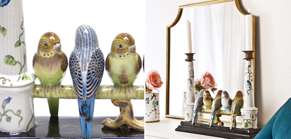 Двойной подсвечник Five Budgies Двойной подсвечник Five Budgies - Loft-Concept в Грозном
