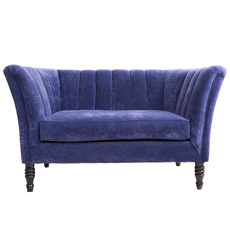 Диван Joffroi Sofa velour blue Синий Диван Joffroi Sofa velour blue Синий в Грозном | Loft Concept