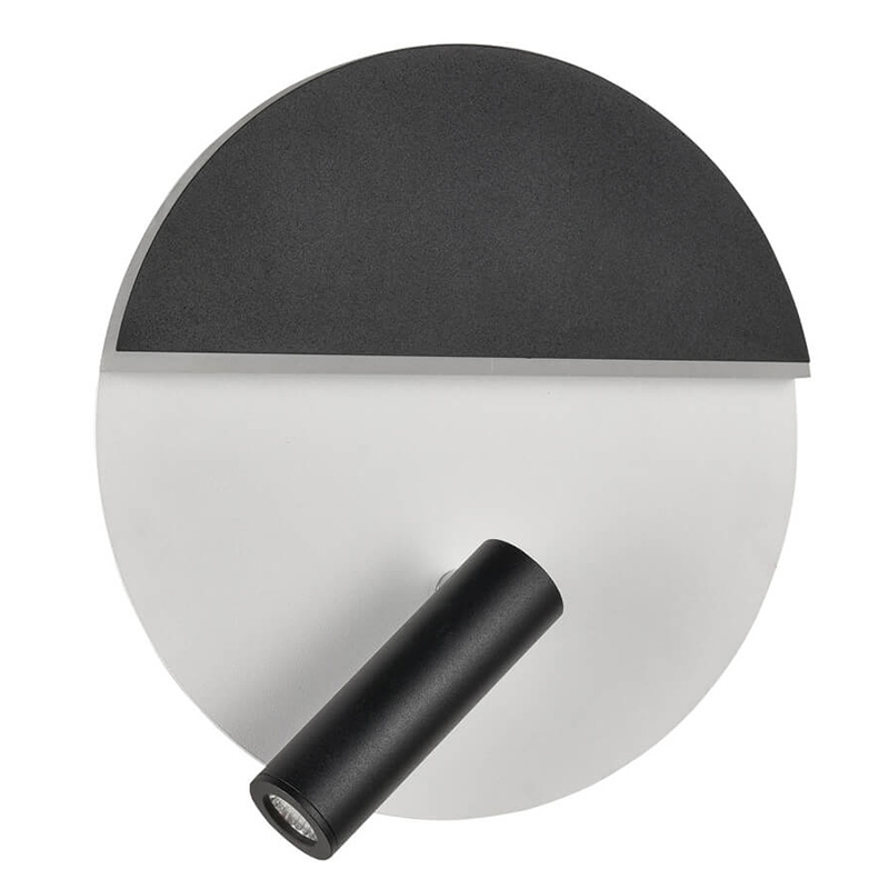 Бра Shon White Black Wall Lamp Белый Черный Бра Shon White Black Wall Lamp Белый Черный в Грозном | Loft Concept