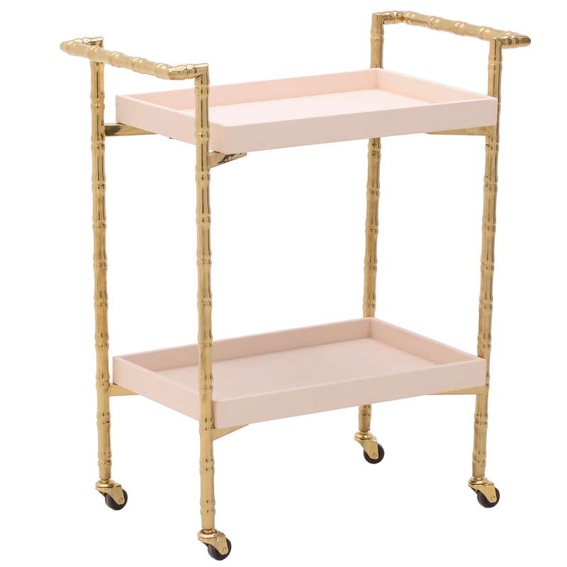 Приставной стол Shinobiya Table Розовый пастельный Глянцевое золото Приставной стол Shinobiya Table Розовый пастельный Глянцевое золото в Грозном | Loft Concept