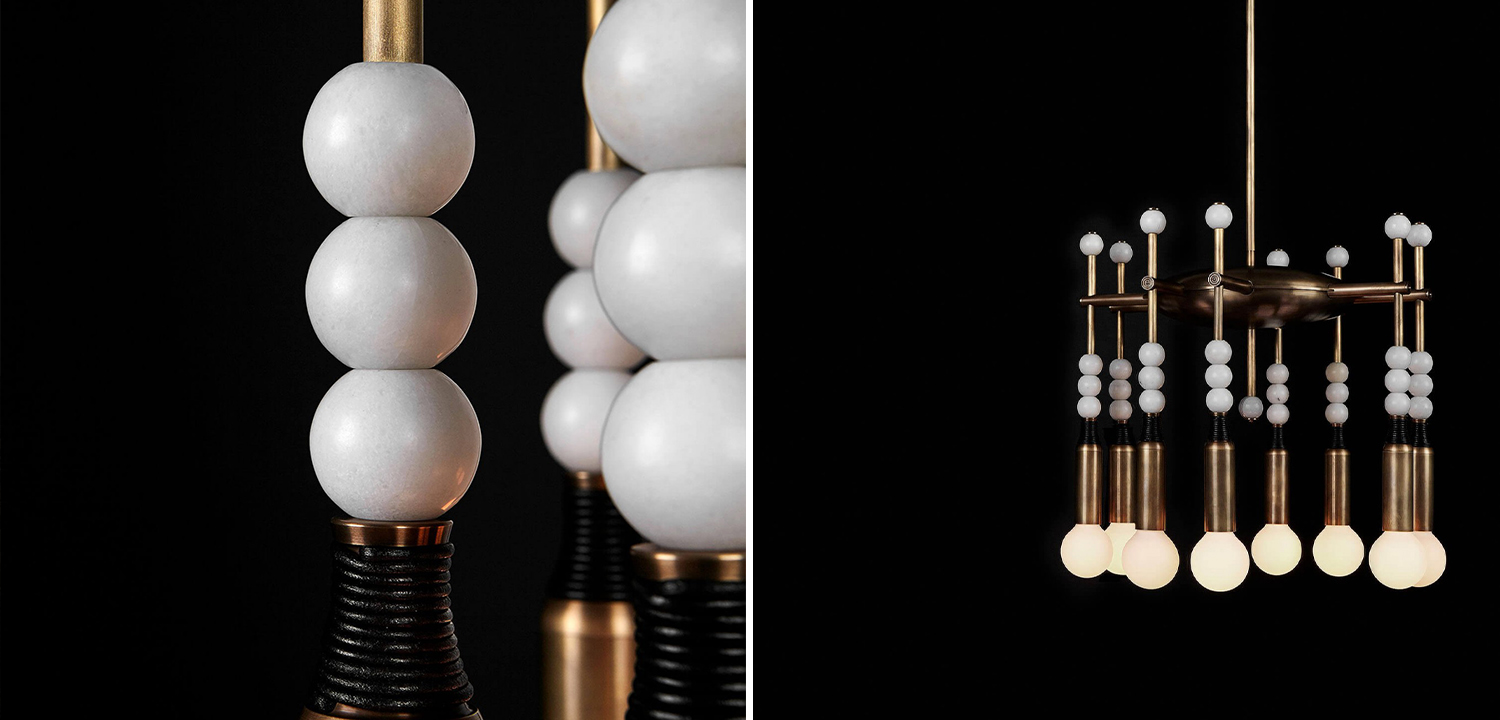 Люстра TALISMAN 8 патронов по дизайну студии Apparatus - фото №1