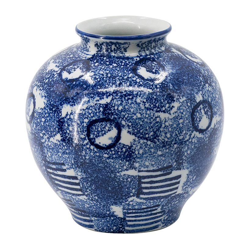 Ваза Abstraction Vase Синий Белый Ваза Abstraction Vase Синий Белый в Грозном | Loft Concept