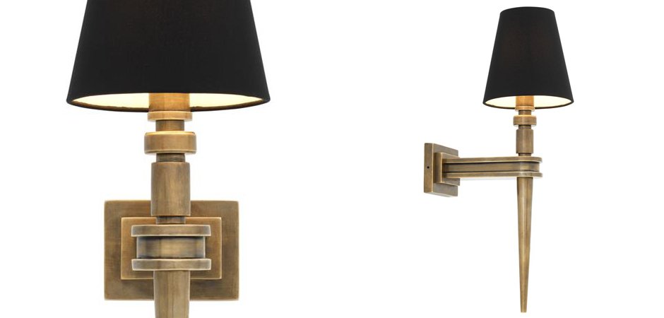 Бра Wall Lamp Waterloo Single Brass Бра Wall Lamp Waterloo Single Brass - Loft-Concept в Грозном