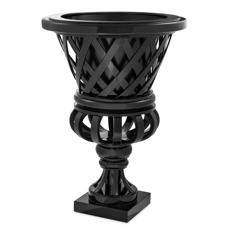 Ваза Eichholtz Planter Cypress Gardens Черный Ваза Eichholtz Planter Cypress Gardens Черный в Грозном | Loft Concept