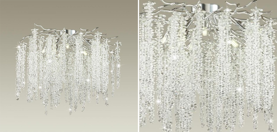 Люстра Хрустальная Fairy Tree Silver на 8 ламп Люстра Хрустальная Fairy Tree Silver на 8 ламп - Loft-Concept в Грозном