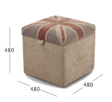 Пуф для хранения Jack Britannia Collection Пуф для хранения Jack Britannia Collection в Грозном