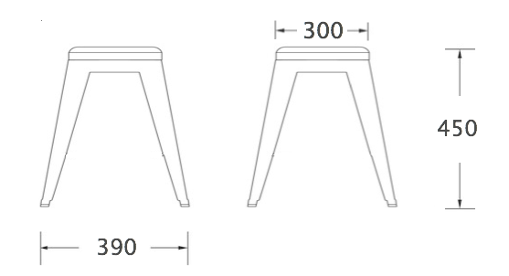 Кухонный стул Tolix Wood Seat Stool Кухонный стул Tolix Wood Seat Stool в Грозном