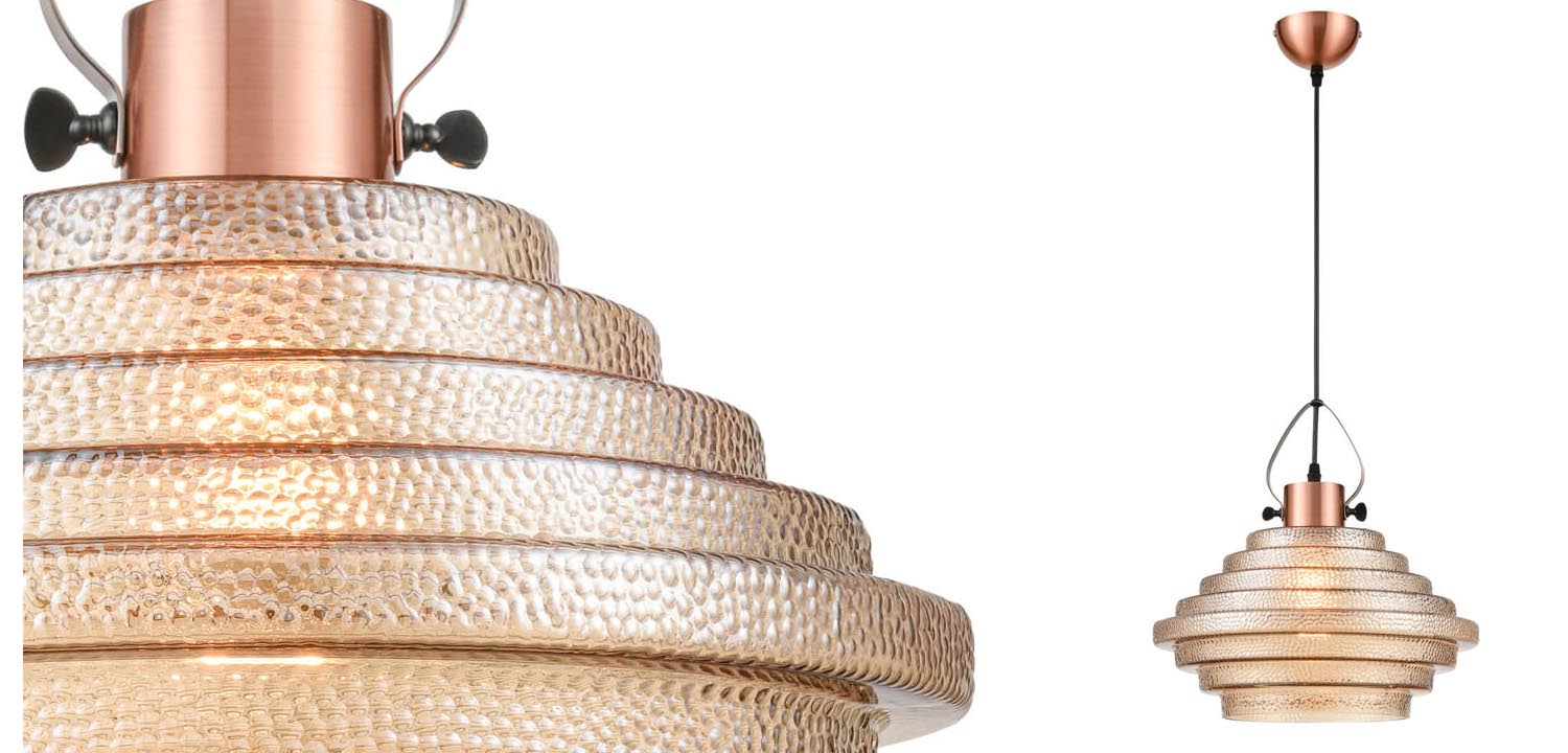 Подвесной светильник Deidier amber 35 - фото