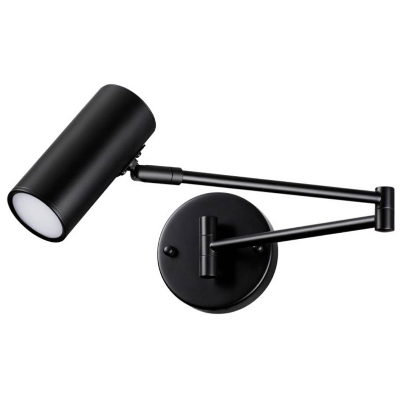 Черное бра поворотное Trumpet Wall Lamp Черный Черное бра поворотное Trumpet Wall Lamp Черный в Грозном | Loft Concept