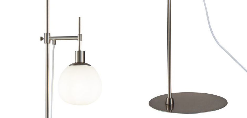 Торшер Tiepolo Ball Floor Lamp Nickel Торшер Tiepolo Ball Floor Lamp Nickel - Loft-Concept в Грозном