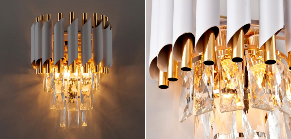 Каскадное бра Empire Crystal Gold Каскадное бра Empire Crystal Gold - Loft-Concept в Грозном