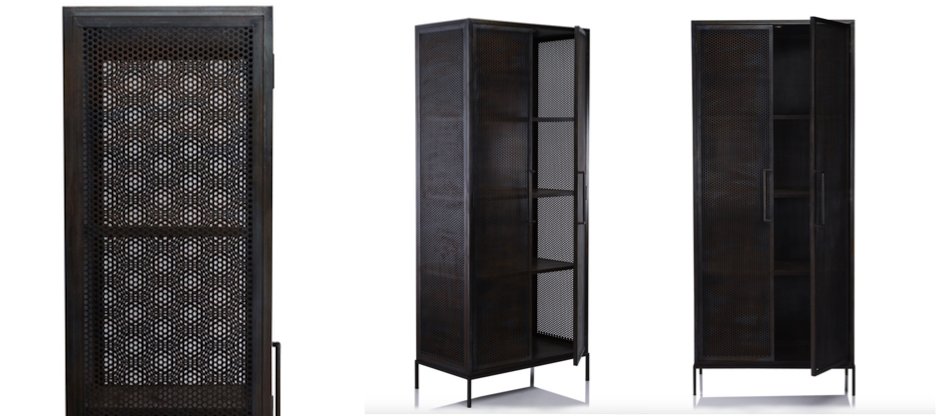 Шкаф Industrial Loft Dark Metal Tali Cabinet Шкаф Industrial Loft Dark Metal Tali Cabinet - Loft-Concept в Грозном