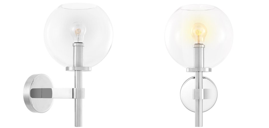 Бра Wall Lamp Jade Nickel Бра Wall Lamp Jade Nickel - Loft-Concept в Грозном