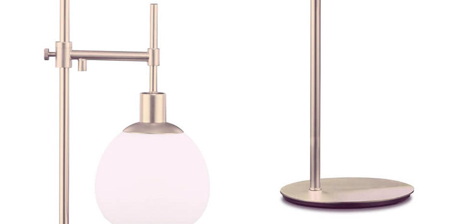 Настольная лампа Tiepolo Ball Table lamp nickel Настольная лампа Tiepolo Ball Table lamp nickel - Loft-Concept в Грозном
