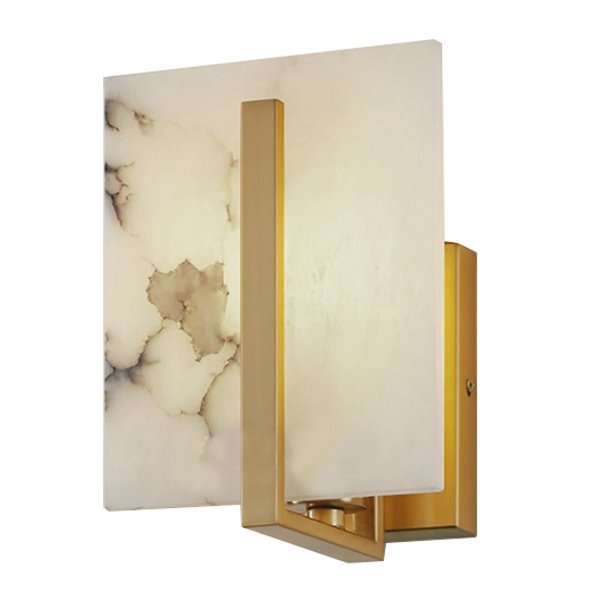 Бра Marble square Wall Lamp Латунь Бра Marble square Wall Lamp Латунь в Грозном | Loft Concept