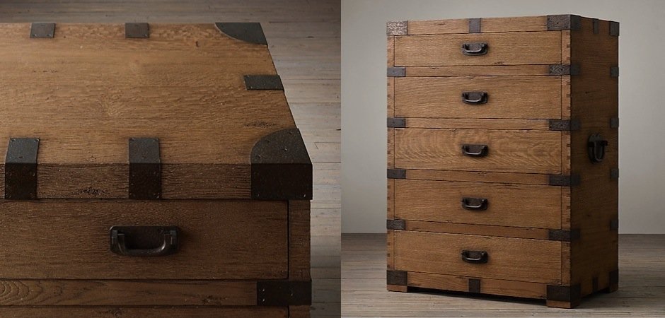 Комод в винтажном стиле Vintage Antique Oak Tall Комод в винтажном стиле Vintage Antique Oak Tall - Loft-Concept в Грозном