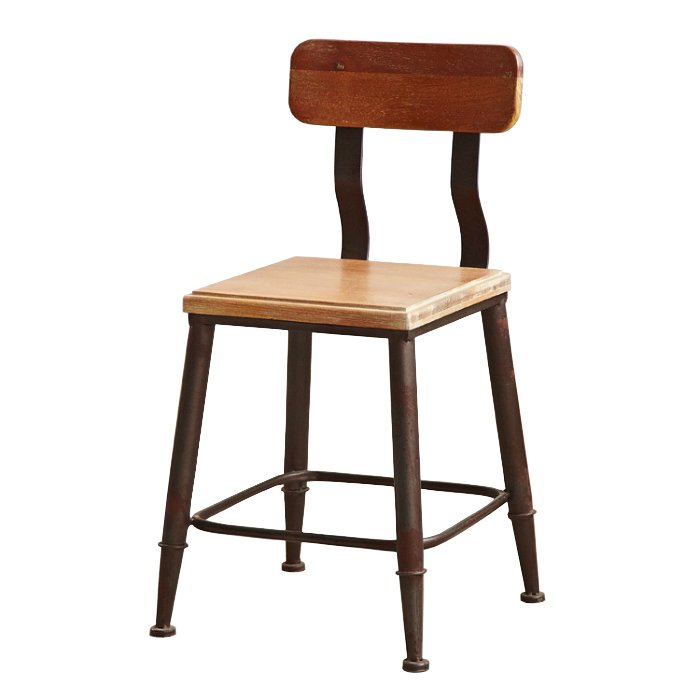 Cтул Loft Wooden mini Белый дуб Коричневый Cтул Loft Wooden mini Белый дуб Коричневый в Грозном | Loft Concept