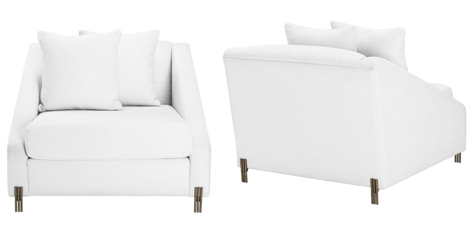 Кресло Eichholtz Chair Candice white - фото №1