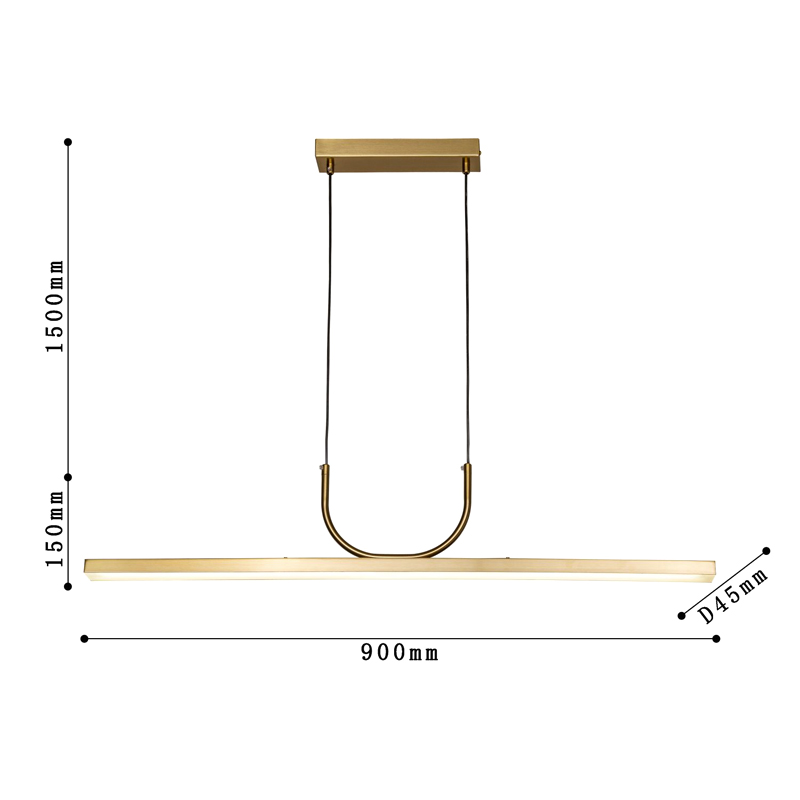 Минималистичная золотая люстра Trumpet tube Минималистичная золотая люстра Trumpet tube в Грозном
