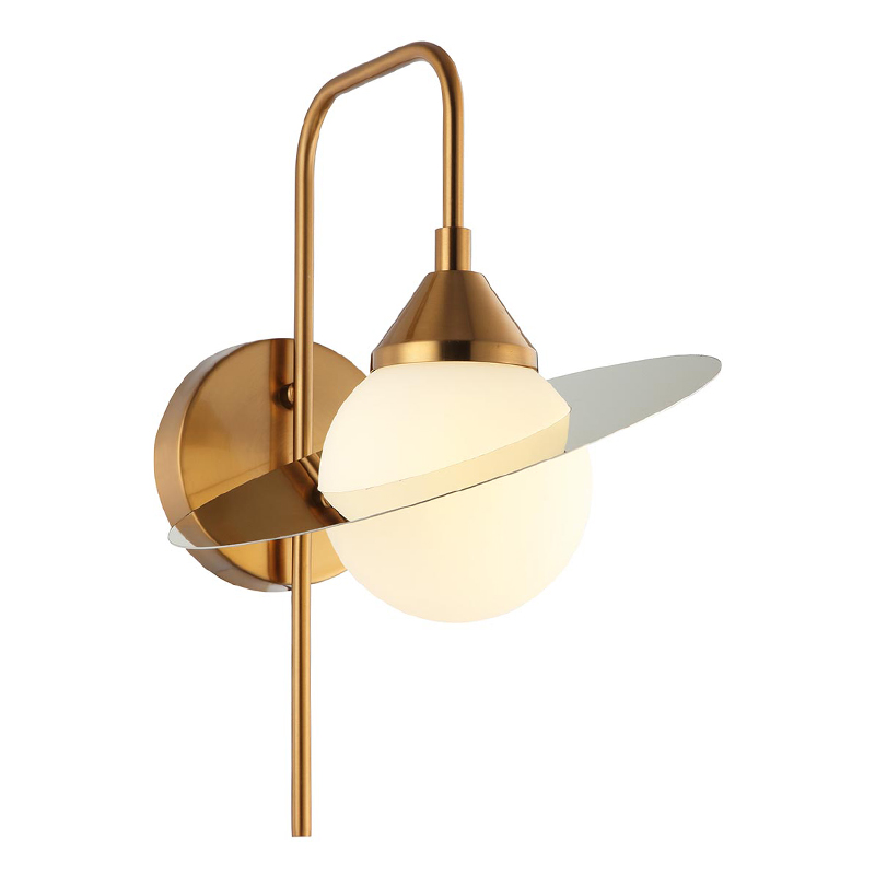 Бра Phainon Gold Wall Lamp Золотой Белый Бра Phainon Gold Wall Lamp Золотой Белый в Грозном | Loft Concept